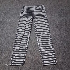 Athleta Leggings Women Size XS Striped Cropped Athleisure Athletic Pants